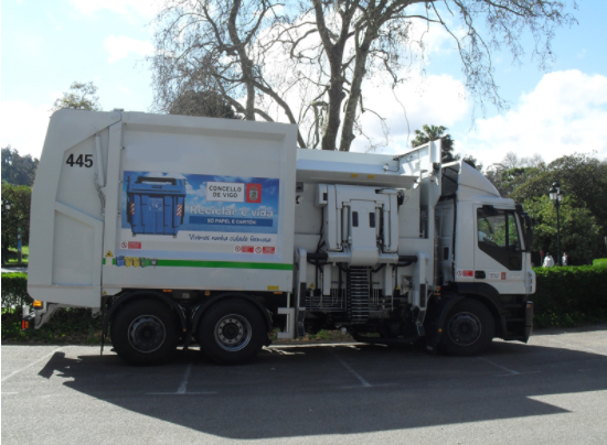 camion carga lateral